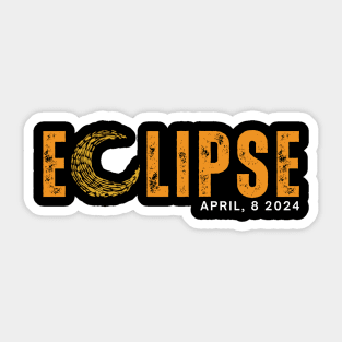 ECLIPSE APRIL, 8 2024 Sticker